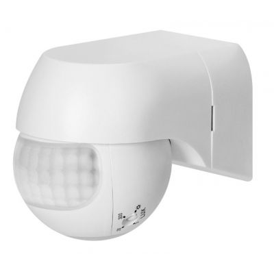 Czujnik ruchu 180° IP44 800W max 15m mini biały ORNO (OR-CR-286/W)